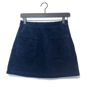 NWT Forever 21 Corduroy Miniskirt with Pockets